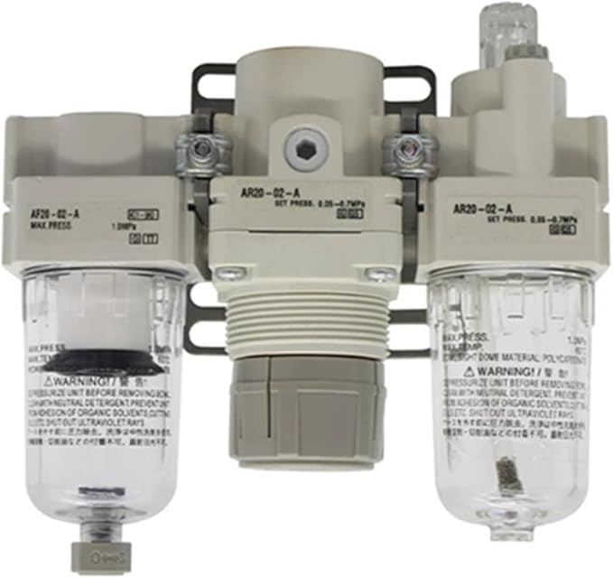 Air Combination Air Filter + Regulator + Lubricator AC-A Series AC20 AC30 AC20-02/02G/02C/02CG-A AC30-02-A(AC30-02D-A)