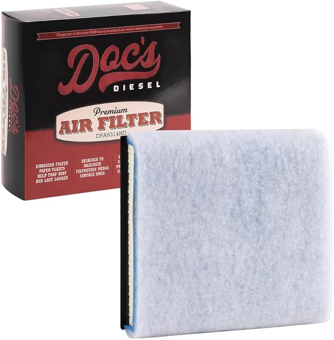 DOC'S DIESEL Air Filters | Compatible with 6.7L Powerstroke Air Filter 2020-2023 | Replaces FA2031 | 12 Pack | OEM Grade Air Filter
