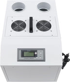 Ultrasonic Industrial Humidifier, 1200W 110V 15kg/h Agricultural Air Humidifier Sprayer Automatic Mist Cooling Machine Cool Mist Humidifiers w/Water Filter for Greenhouses Supermarkets Warehouses