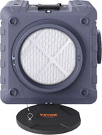 VEVOR Air Scrubber with 3-Stage Filtration, Stackable Negative Air Machine 800 CFM, Air Cleaner with MERV10, Carbon, H13 HEPA, for Home, Industrial and Commercial Use