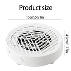 Nail Dust-Collector Filter for Nail Techs, Rechargeable Nail-Dust-Collector Sheets, Low Noise & Ergonomic Handle Design, Powerful Nails-Fan Nails-Tech-Must Haves for Gel Polish, Salon & Home Use
