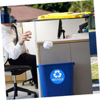 8pcs Garbage Can Stickers Waste Sorting Decals Recycling Bin Sticker Kitchen Trashcan Decals PVC Material