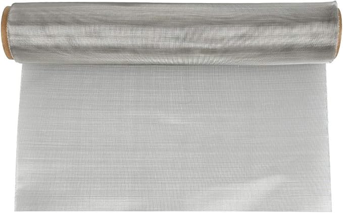 Stainless Steel Woven Wire Mesh Stainless Steel Wire Mesh 100 Mesh Filter Screen Rodent Proof Insect Mesh High Density Tear Resistant for Airbricks Garden Protection (Silver 1.2x8m