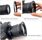 Metal Step Up Ring, 95mm to 105mm 95-105mm Step Rings 2 Pieces Step-Up Lens Adapter Ring for Canon Nikon Sony Camera Lens LingoFoto