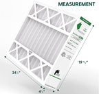 EconoHome 20x25x4 AC Furnace Pleated Air Filter MERV 11 Replacement – Allergen Defense, 3 Pack, Fits Lennox (X6673), Honeywell (FC100A1037) filters. (Actual size: 19.94 x 24.86 x 4.36 Inches)
