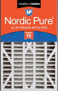 Nordic Pure 16x25x3 (Actual Size: 15 13/16 x 24 5/16 x 3) MERV 15 Plus Carbon Trion Air Bear Cub Replacement Air Filter 1 Pack