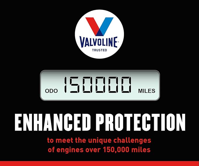 Valvoline High Mileage 150K with Maxlife Plus Technology 5W-20 Motor Oil 5 Quart