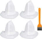 4 Pack Filter Replacement for Black and Decker AdvancedClean Cordless Handheld Vacuum VF110 CHV1410L BDH2000L HHVI320JR02, Compact Pet and Car Hand Vac Filters