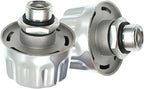 2-Pack 3/8" NPT Breather Caps with 40 Micron Filtration | Heavy-Duty Carbon Steel & Aluminum Alloy Hydraulic Vent Caps | For Gearboxes, Coolant Tanks, Excavators, Trucks