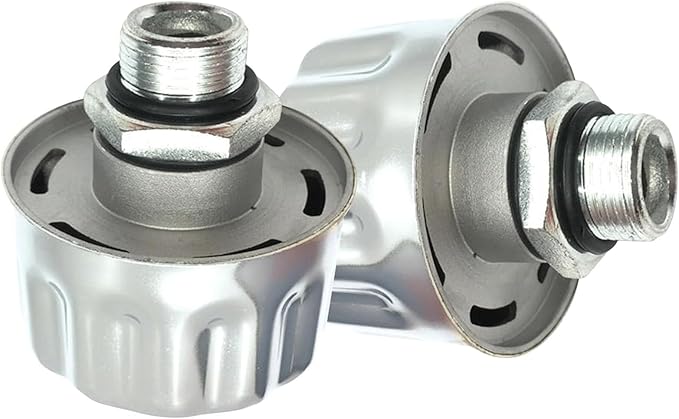 2-Pack 3/4" NPT Breather Caps with 40 Micron Filtration | Heavy-Duty Carbon Steel & Aluminum Alloy Hydraulic Vent Caps | For Gearboxes, Coolant Tanks, Excavators, Trucks