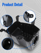 Air Filter Box Cleaner Case for Yamaha Raptor 700 700R 06-25, Fuel Customs Intake High Flow Airbox Box Housing for Yamaha Raptor 700 700R 2006-2025, Replace OEM #1S3-14411-00-00