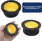 2 Pcs Air Compressor Silencer, 3/8 Inch Thread Intake Filter Muffler, 16 mm Air Compressor Silencer Filter for Generators and Blowers