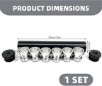 Aluminum Fuel Filter Cleaning Kit in Black | 1/2" x 28 Thread with Multiple End Caps | Industrial-Grade Automotive Maintenance Tool for Fuel System