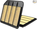 2-Pack Engine Air Filter Fits for 2022-17 Nissan Armada, 2023-14 INFINITI QX80, 2013-11 QX56 Air Filter Replacement 16546-1LA0A Car Accessories