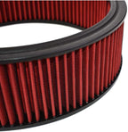 A-Team Performance 14x4 Air Filter Element - - 14" x 4", Round High Flow Performance High Flow Filter - Washable & Reusable Media
