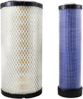 AF25557 AF25558 Air Filter Replace for P828889 P829333 222421A1 222422A1 Compatible with Kubota SVL90 SVL90-2 Case