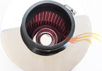 RED 6" 152 mm Inlet Short Truck Air Cone Replacement Performance Washable Clamp-On Dry Air Filter (6" Tall)