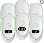 2026 Upgraded Plug in Air Purifiers for Home Air Ionizers for Dust Mites,Smoke & Pet Odor,Silent Ionizer Air Cleaners & Room Deodorizer Plug in,Dust Mite Killer for Bedroom,Office,Kitchen,6 Pack