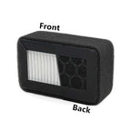 2 Pack HEPA 13 Activated Carbon Air Filter for Bamboo Lab X1/X1C/P1P/P1S 3D Printers - Replacement Filter for VOCs, PM2.5, Ultrafine Particles & Odors