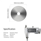 watchget 58.35mm Espresso Puck Screen - 0.2mm Ultra Thin Espresso Filter with Round Hole - Lower Shower Screen - Metal Reusable Coffee Filter for Portafilter Basket 58mm - Puck Screen