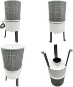 Oil Mist Collector 650-824CFM High-Efficiency Powerful Centrifugal CNC Oil Mist Filter Industrial-Grade Smoke Purifier for CNC Machines 220V 750W Three-phase