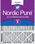 Nordic Pure 20x25x5 (Actual Size: 19 7/8 x 24 7/8 x 4 3/8) Honeywell/Lennox Replacement MERV 8 Air Filter 1 Pack