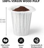 Disposable Coffee Filters for My K-Cup, K-Carafe, Cuisinart SS-RFC and Other Large Reusable Filter Cups (White 100 Count)