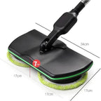 Spinning Cleaner Vacuum,Electric Mops for Floor Cleaning,Cordless Electric Mop,Floor Scrubber and Polisher Machine,Buffer Polisher for Home with Replacement Pad，Includes 6 PCS Cleaning Cloths