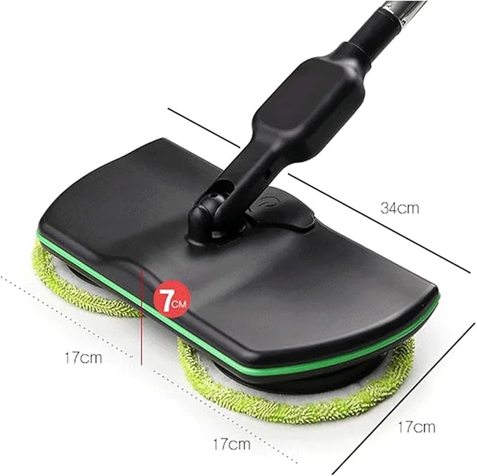 Spinning Cleaner Vacuum,Electric Mops for Floor Cleaning,Cordless Electric Mop,Floor Scrubber and Polisher Machine,Buffer Polisher for Home with Replacement Pad，Includes 8 PCS Cleaning Cloths