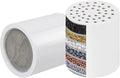 NearMoon 15 - Stage Replacement Cartridge Universal High Output Shower Filter with VC, Reduce Hard Water, Heavy Metal Impurity, Improve Skin & Hair, Fit Any Similar Filter (2 pack)