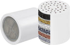 NearMoon 15 - Stage Replacement Cartridge Universal High Output Shower Filter with VC, Reduce Hard Water, Heavy Metal Impurity, Improve Skin & Hair, Fit Any Similar Filter (2 pack)