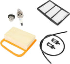 Air Filters Set for TS410 TS420 Concrete Cutoff Chop Saw Parts Replace Kit with Fuel Filter and Bulb Auxiliary Filter Spark Plug