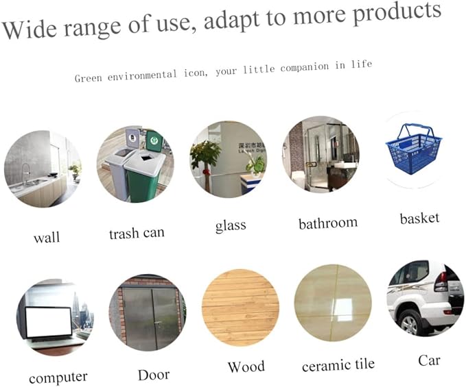 Garbage Classification Labels Self-Adhesive Bin Stickers for Trash Can Waste Sorting Decals for Home