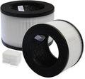 PUREBURG Replacement Filters Compatible with Mooka M01 Air Purifier,2-Pack H13 HEPA+12 Aroma Pad, 3-Stage Filtration Activated carbon 2-in-1 Desktop Air Cleaner