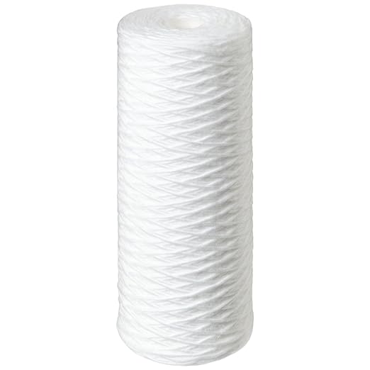 Pentair Pentek WP.5BB97P Big Blue Sediment Water Filter, 10-Inch, Whole House Polypropylene String-Wound Filter Cartridge, 10" x 4.5", 0.5 Micron
