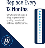 Pentair Pentek EPM-20 Carbon Water Filter, 20-Inch, Whole House Modified Epsilon Carbon Block Replacement Cartridge with Bonded Powdered Activated Carbon (PAC) Filter, 20" x 2.5", 10 Micron