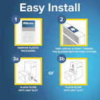 Filtrete 20x25x6 AC Furnace Air Filter, MERV 13, MPR 1900, Premium Allergen, Bacteria & Virus, Electrostatic Air Cleaning Filter, 2-Pack (Actual Size 19.75x24.25x6 in)