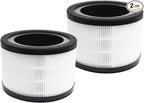 2 Pack Vista 200 Replacement Filter Compatible with LEVOIT Vista 200 and Vista 200-RF Air Purifier, High-Efficiency 3-in-1 True H13 HEPA Activated Carbon Filter