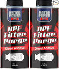 2 bottles DPF Filter Purge: The Most Economical Way to Clean and Protect Your Diesel Particulate Filter, Diesel Additive, High Performance Helps Regeneration No Assembling 500ml 16.9 oz x 2