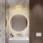LTSRLL Frameless Illuminated LED Bathroom Wall Mirror with Touch, Demister Pad and Dimmable Lights & 3 Colors for Makeup Shaving and Bath Vanity IP44(Backlight,50cm/19.7in)