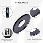 43mm to 82mm Lens adapter/43mm Lens to 82mm Camera Filters Ring Compatible All 43mm Camera Lenses to 82mm UV CPL ND Filter Accessory and 82mm Lens Hood(43-82mm)
