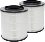 PUREBURG 12030 Replacement Filter Compatible with Clorox 11030 11031 Medium Rooms Air Purifiers,2-Pack H13 True HEPA Activated Carbon 2-in-1 3-Stage Filtration