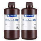 ANYCUBIC ABS-Like Resin Pro 2, 3D Printer Resin with Enhanced Strength and Toughness, High Precision and Minimal Shrinkage, Wide Compatibility for All LCD Resin 3D Printers (Grey+Grey, 2kg)