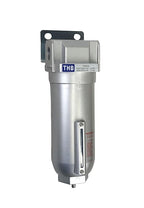 1" NPT Industrial Particulate Filter, Removes Water, Moisture, Debris from Compressed Air Lines, 11oz Bowl (225 PSI Max)