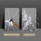 Irregular Bathroom Mirror with 3 Colour LED Light, Wall Mounted Makeup Mirror with Touch Switch and Demister Pad, Energy-Saving LED Smart Mirrors, Dimmable(A,23.6 * 39.4in/60 * 100cm)