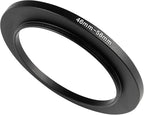 46-58mm Metal Step-Up Ring Adapter Compatible with Mirrorless Cameras DSLR Lens, UV CPL ND Filter Thread Converter, Black