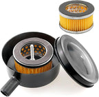 AYLIFU-4PCS Air Compressor Intake Paper Filter Elements Piston Type Air Replacement Filter Element Air Compressor accessories（65 * 41 * 38mm)