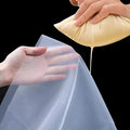 Nylon Mesh Fabric, 60 80 100 120 200 250 300 350 400 500 Mesh Filter, Reusable Strainer Cloth for Wine Juice Fresh Milk(1m x 1m) (80 mesh)