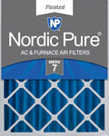 Nordic Pure 16x20x4 (Actual Size: 15 1/2 x 19 1/2 x 3 5/8) Pleated MERV 7 Air Filter 1 Pack