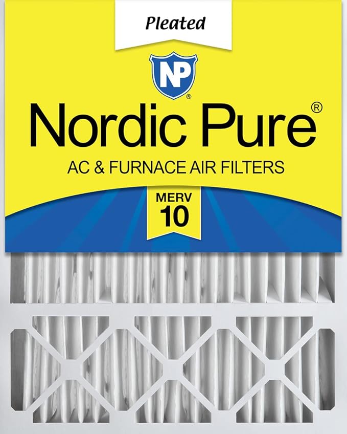 Nordic Pure 20x25x5 (19_3/4 x 24_3/4 x 4_3/8) Lennox X6673_X6675 Replacement MERV 10 Air Filter 1 Pack